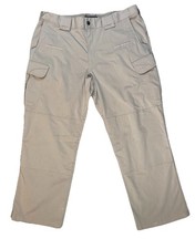 5.11 Tactical Stryke Cargo Pants Men  s 38x34 Beige Ripstop Utility Pockets