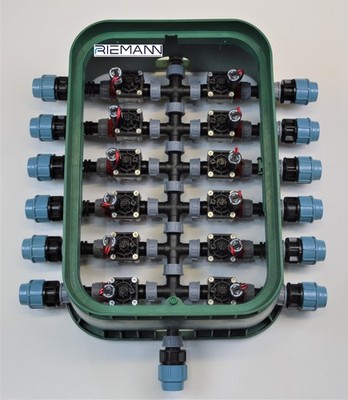 Hunter Ventilbox Verteiler PGV 101 Magnetventilen Bewässerung 5-12 Kreisläufe