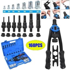 Hand Rivet Nut Tool Professional Riveter Rivnut Gun M3 M4 M5 M6 M8 M10 & M12 KIt