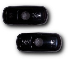 CRYSTAL BLACK SIDE INDICATOR REPEATERS FOR AUDI A4 & S4 B5 FACELIFT II (99-01)