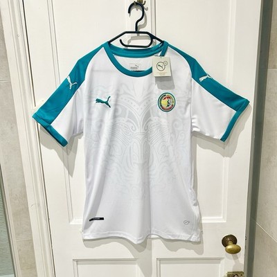 Weißes Puma Senegal Fußball Sadio Mane 2018 Heim Trikot Gr. L