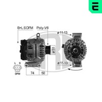 ERA Lichtmaschine Generator Lima 210443A FüR Transit Ford 14V Bus Tourneo F_E_