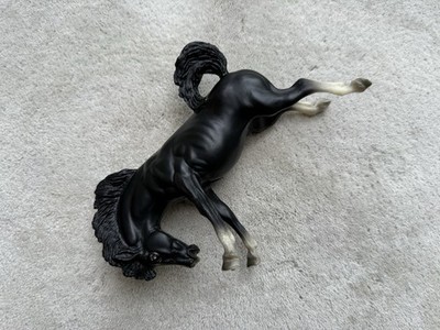 Vintage Classic Breyer Horse #190 Black Bucking Bronco Mustang Rodeo 1970s EXC!