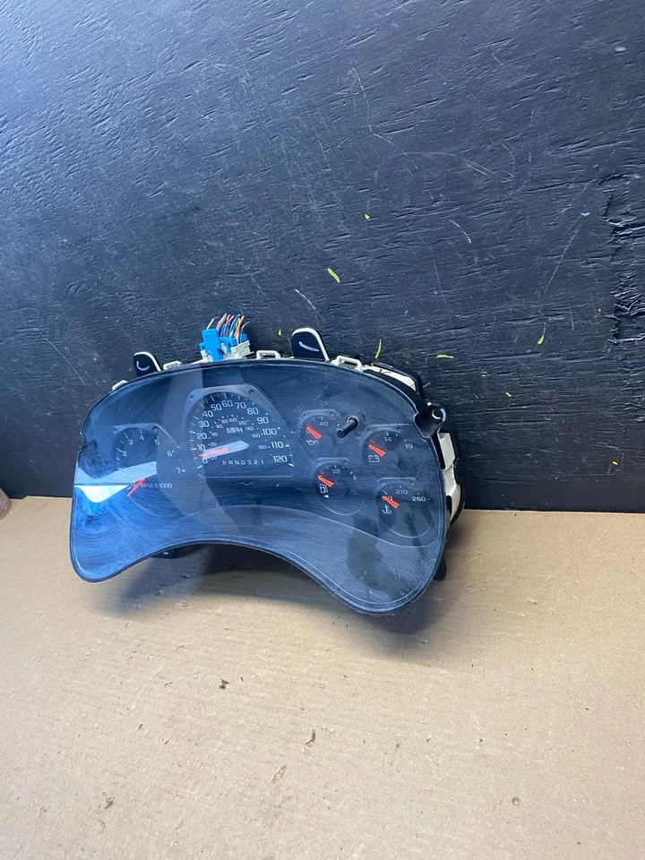 Oldsmobile Bravada 2003 velocímetro medidor de racimo fabricante de equipos originales s6457 DG Foto 2 de 4