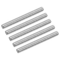 5 StüCk M6 X 60Mm Vollgewindestange Rechtsgewinde,1 Gewindesteigung