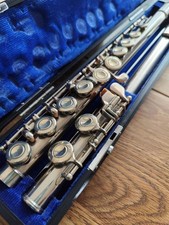 YAMAHA YFL-23 Concert Flute Silver Plated Vintage Japan with Hard Case