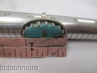 VINTAGE BELL TRADING NAVAJO INDIAN TURQUOISE STONE PORTRAIT RING STERLING — photo 9