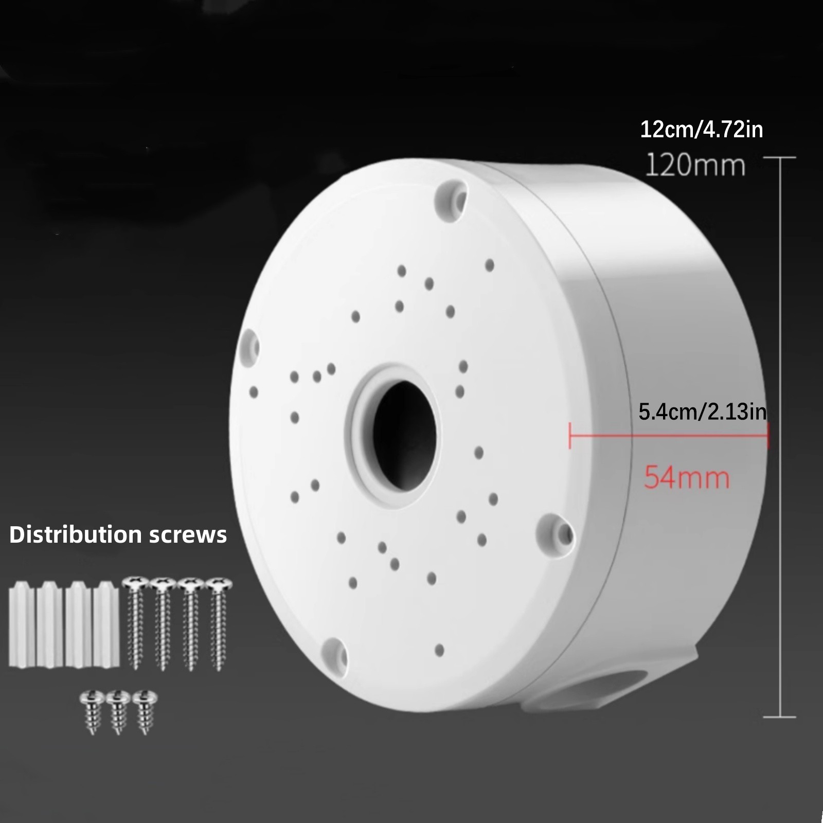 Waterproof Junction PC Box CCTV Bullet Dome Camera Wall Mount Bracket