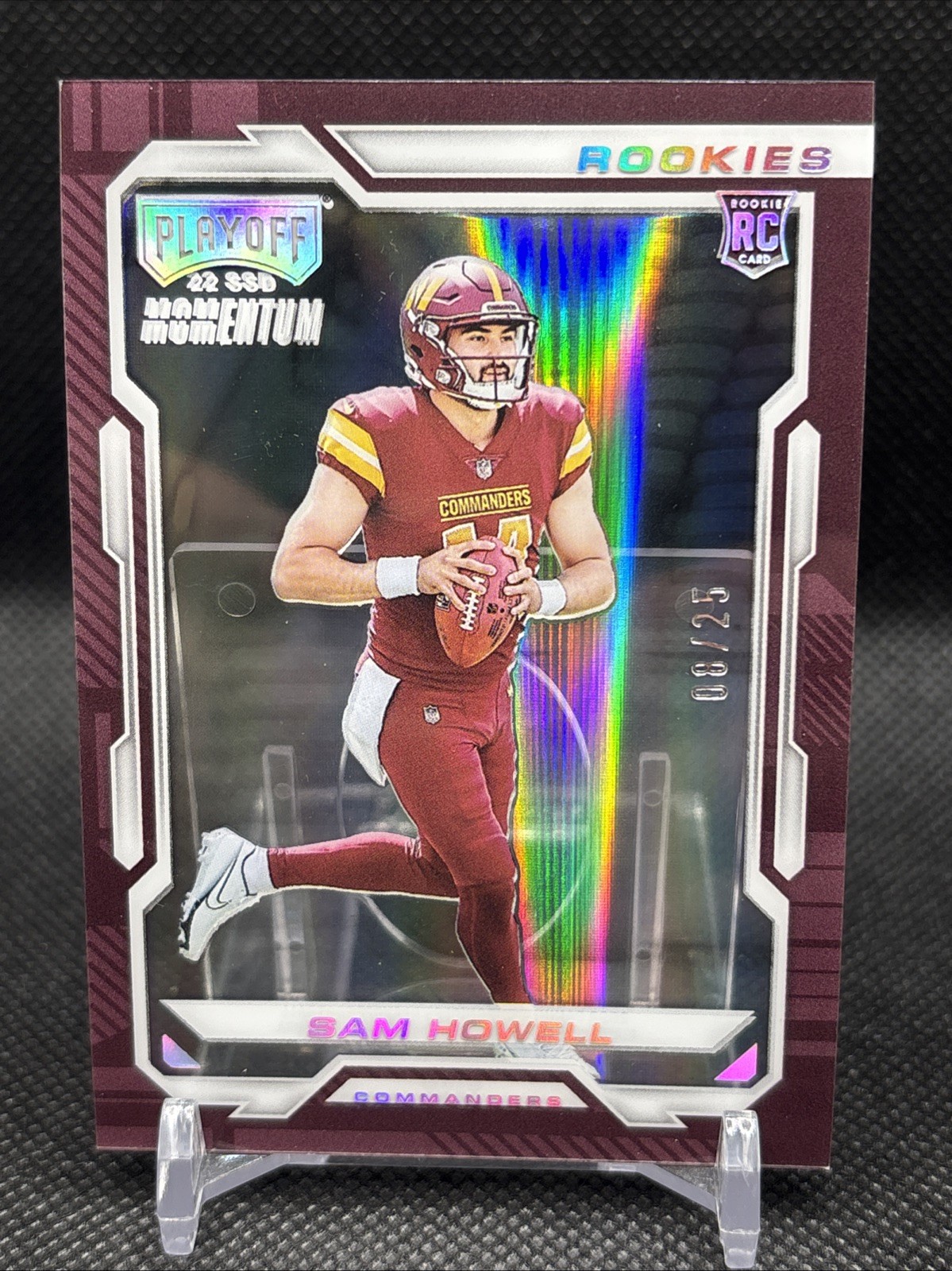 Sam Howell Panini Chronicles Playoff Momentum Rookies #PMR5 Base