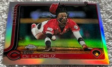 2025 Topps Chrome Update ELLY De La CRUZ #USC189 Refractor Cincinnati Reds