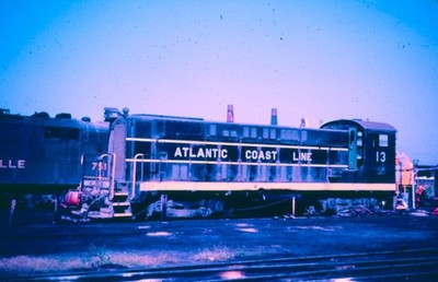 DUPLICATE SLIDE ATLANTIC COAST LINE VO-1000 #13 MONTOMERY, AL SEPT. 19, 1967
