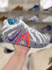    Nike Ja 3 Light Show Grey Graffiti White Pink Men's Basketball Shoes