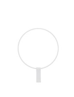 Nova Luce Garve Pendelleuchte Weiß Schwenkbar Dimmbar 30W Led 1559Lm 3000K