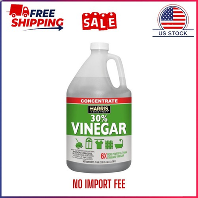#ad Harris 30% Concentrated Vinegar 1 Gallon Multi Use All Purpose Cleaning Solution $22.99