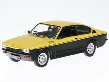 Opel Kadett C GT/E Coupe yellow-black diecast model car CLC383 IXO 1:43