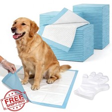 ZTAICOMGO Dog Pee Pads Training Pads 40pc 23x35in Absorbency Gloves