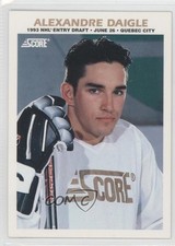 1993-94 Score 1993 NHL Entry Draft Alexandre Daigle 0a1