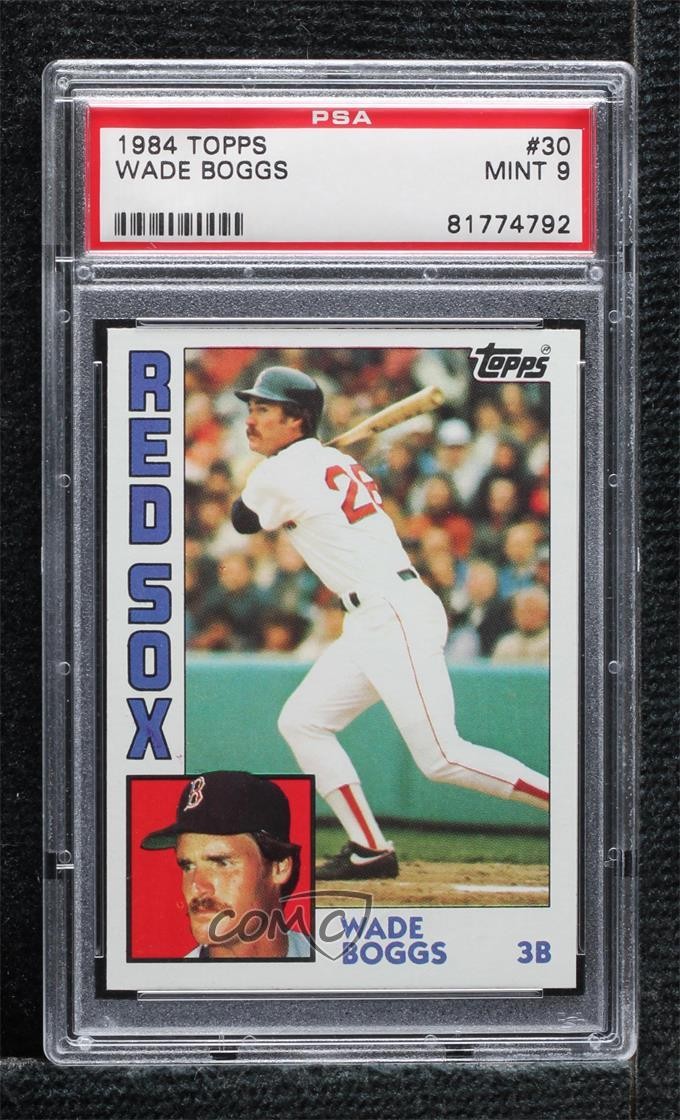 1984 Topps Wade Boggs #30 PSA 9 MINT HOF 0d3