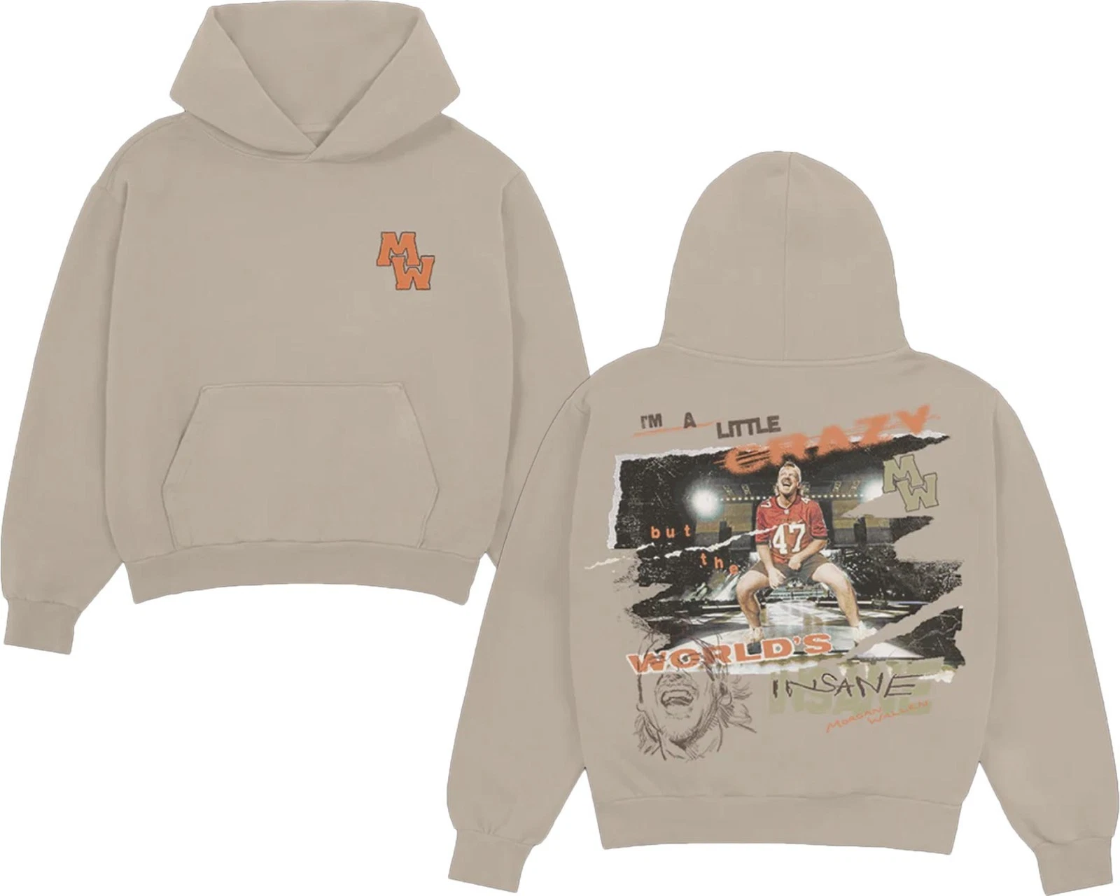 Wallen Western I’m The Problem Tour 2025 Sand Hoodie Unisex