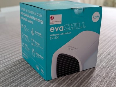 Eva Chill EV-500 tragbare umweltfreundliche Klimaanlage und Kühlbox - weiß