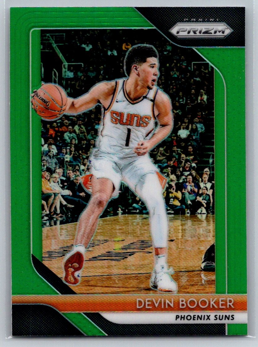 2018-19 Panini Prizm #11 Devin Booker Prizms Green