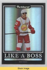2023-24 Upper Deck Parkhurst Like a Boss Lucas Raymond #LB-18 READ 3d2
