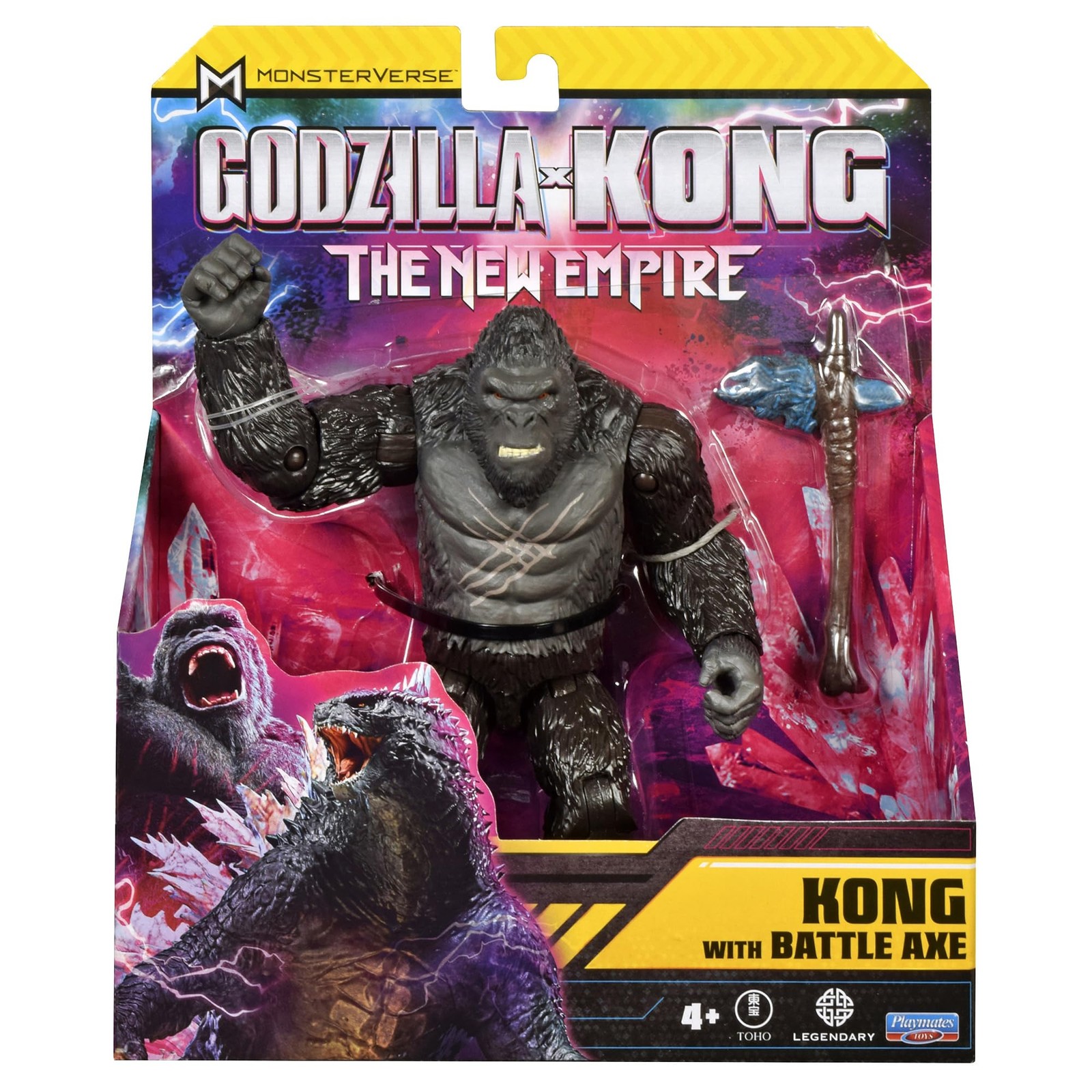 MonsterVerse Godzilla x Kong: The New Empire, 6-Inch Battle 6 inches, Grey