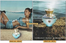 VERSACE Fragrances 2-Page PRINT AD 2020 HAILEY BIEBER Harley Weir