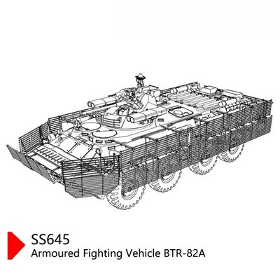 SSMODEL 1/35 Russia Armoured Fighting Vehicle BTR-82A