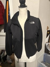 The North Face Boys' Black Denali Fleece Full Zip Jacket Sz M 10/12