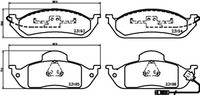 Hella Pagid Bremsbelagsatz Scheibenbremse 8DB 355 008-661 FüR Mercedes Klasse