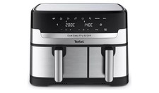 Tefal Easy Fry Dual Zone Air Fryer & Grill 8.3L Stainless Steel [Damaged]
