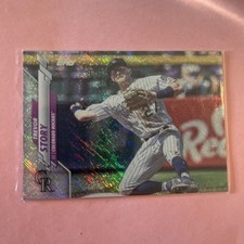 2020 Topps 637 Trevor Story Colorado Rockies Factory Set Foilboard / 264