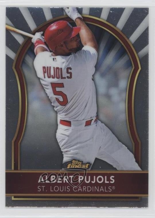 2011 Topps Finest Albert Pujols #25 0t2