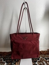 Prada Tessuto Nylon Tote - Amaranto, Authenti...