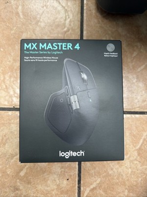 Logitech MX Master 4 Wireless Mouse - 8000 DPI Sensor, Multi-Device (Black)