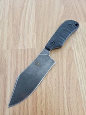 Fred Perrin Le Baby Bowie Fixed Knife 4" 440C Steel Blade Sculpted G10 Handle