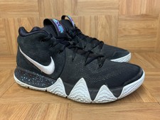 kyrie 4 black white
