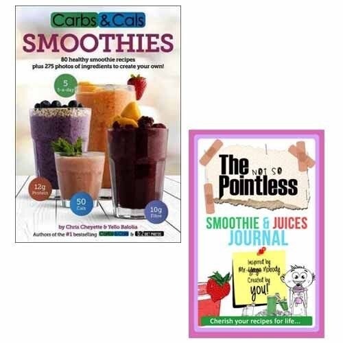 Carbs and Cals Smoothie Diet Recipes Collection Journal 2 Books Set Brand NEW