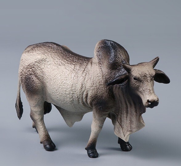Zebu Cattle Animal Toy PVC Action Figure Doll Kids Toys Party