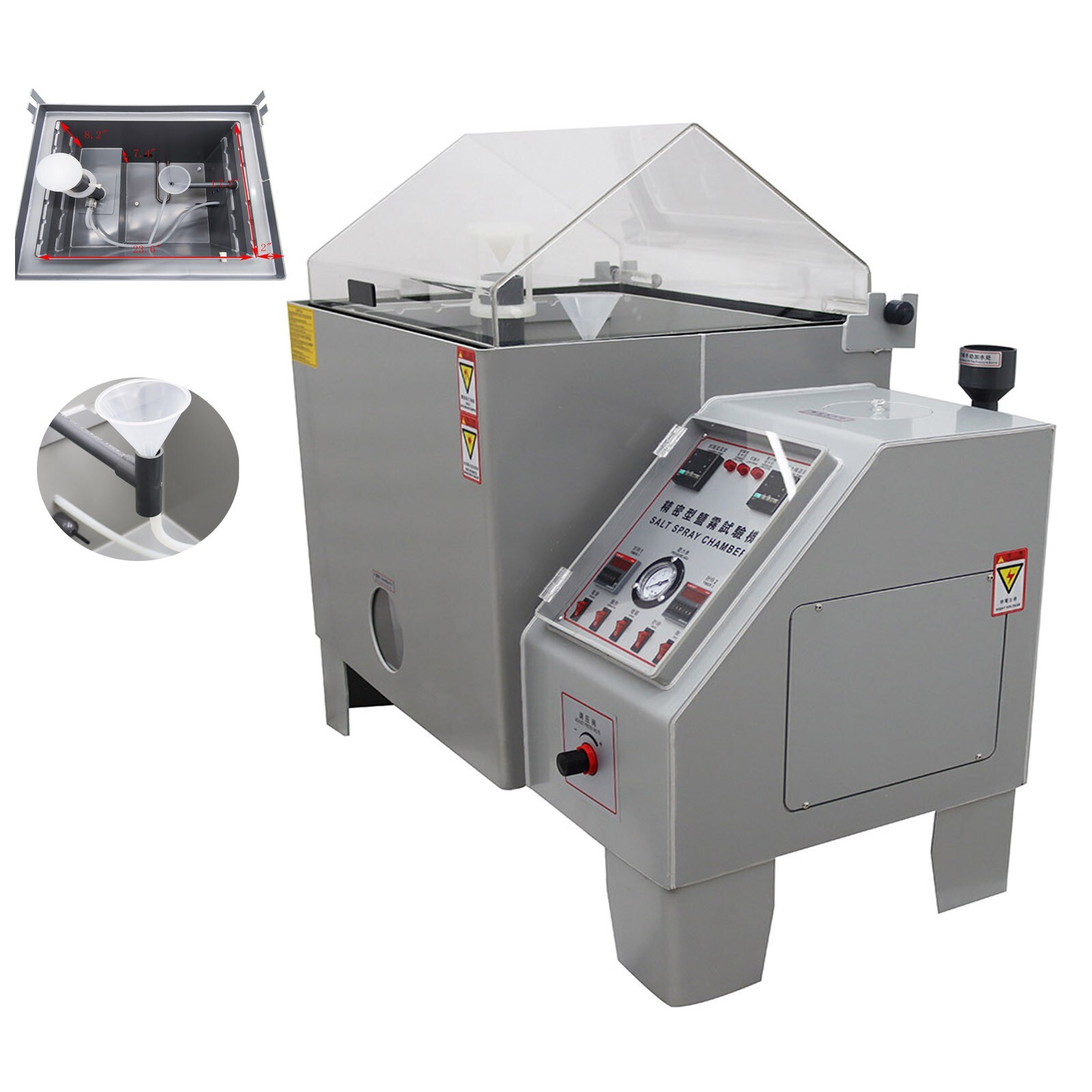 Lab Salt Spray Testing Chamber w/Timing function Anti-Corrosion Test 23x17x15''