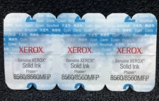 Genuine Xerox 8560 Cyan Ink 3 Pack 108R00723 Mint Condition