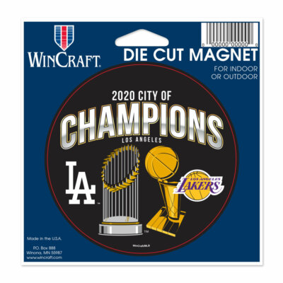 LOS ANGELES LAKERS DODGERS 2020 CITY OF CHAMPIONS 4