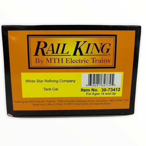 30-73412 MTH White Star Refining Company Tank Car #438 - Picture 4 of 5