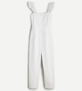 j crew white jumpsuit