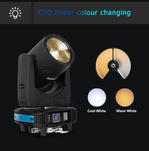 LED Zoom 400W Wash Warm Cool White COB Moving Head Lighting DMX For DJ Disco - Picture 15 of 21