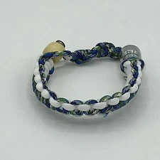 Bracelet Stealth Smoking Pipe | Metal/Wood/Rope | Green/Blue/White | USA