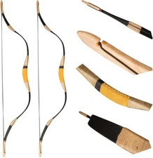 PMZ Mongolian Fiberglass Bow Traditional Bow Bow 55 "Bow Hunting Craft Horse Bow