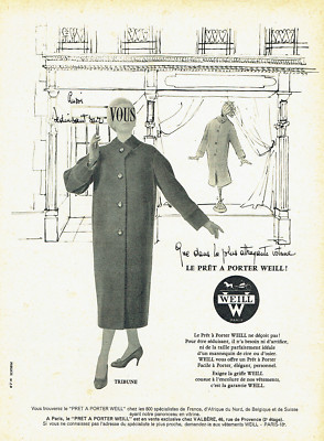 Advertising Advertising 028 1956 Weill Ready to Wear Most Attractive Glass