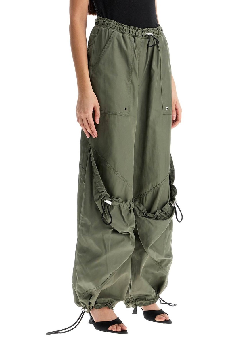 パンツ THE ATTICO Woman Pants Green 250WCP00255PLL001AA 828 trousers with elastic THE ATTICO Woman Tg. 40 IT
